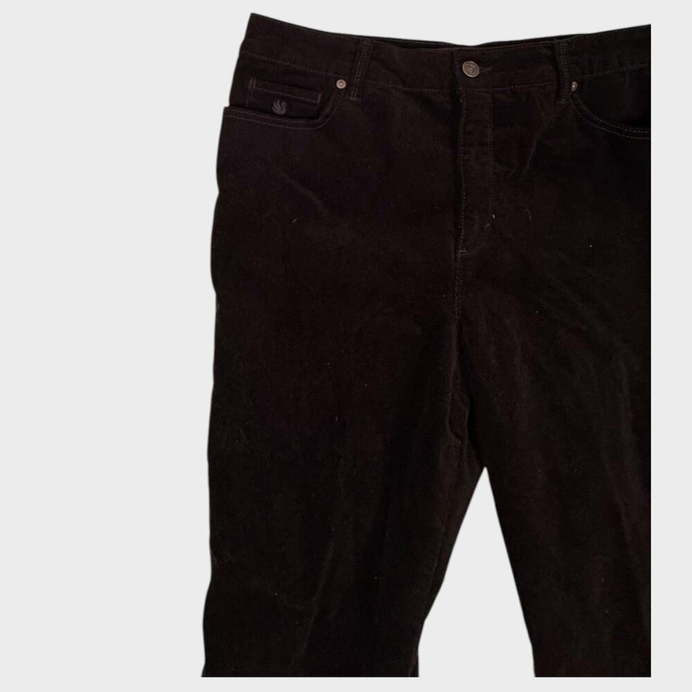Gloria Vanderbilt Amanda Jeans Size 14 Short Black Brown Purple - Picture 9 of 13